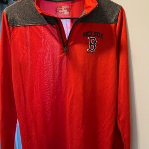 Youth Under Armour Boston Redsox 1/4 zip Pullover